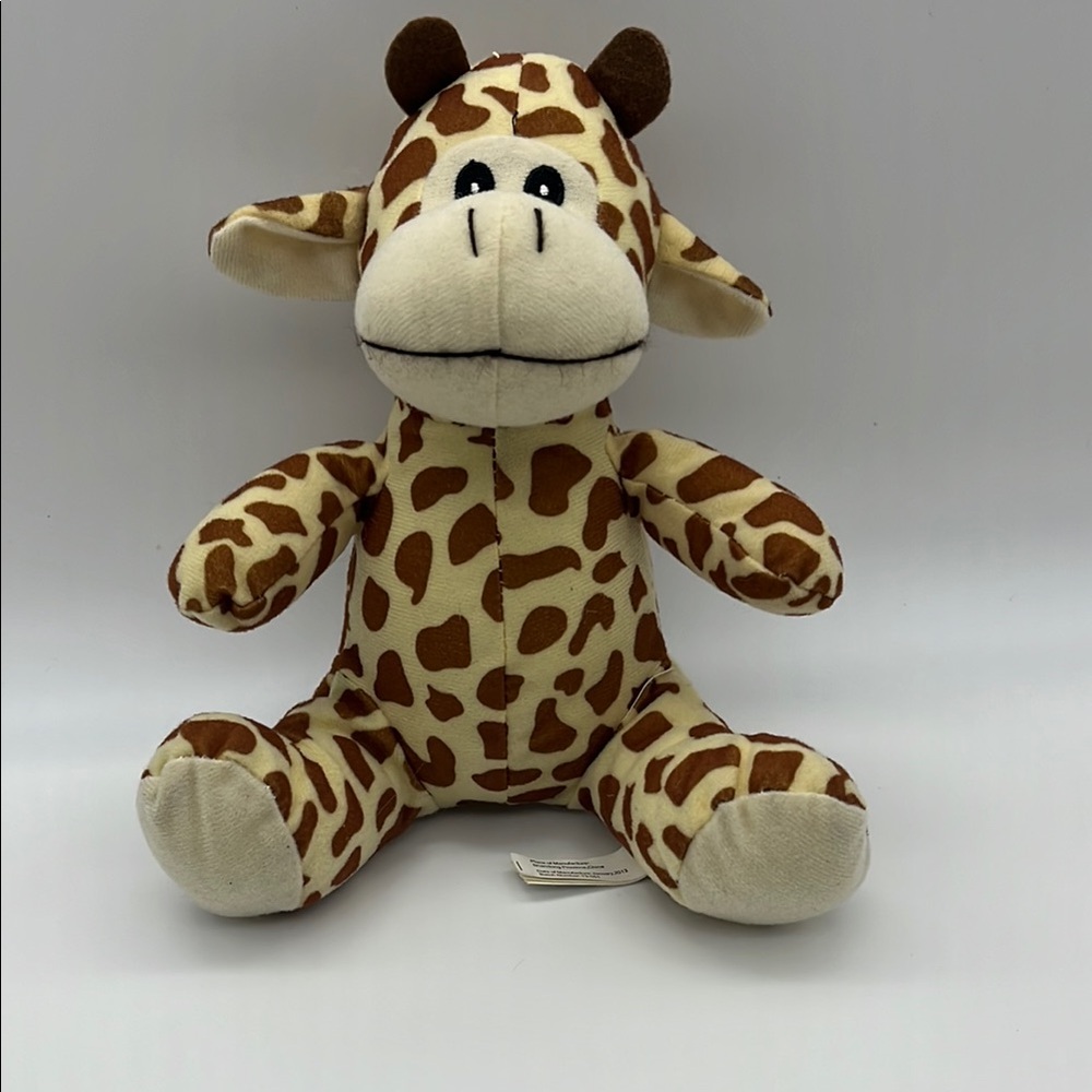 Giraffe Plush Toy - Brown and Cream